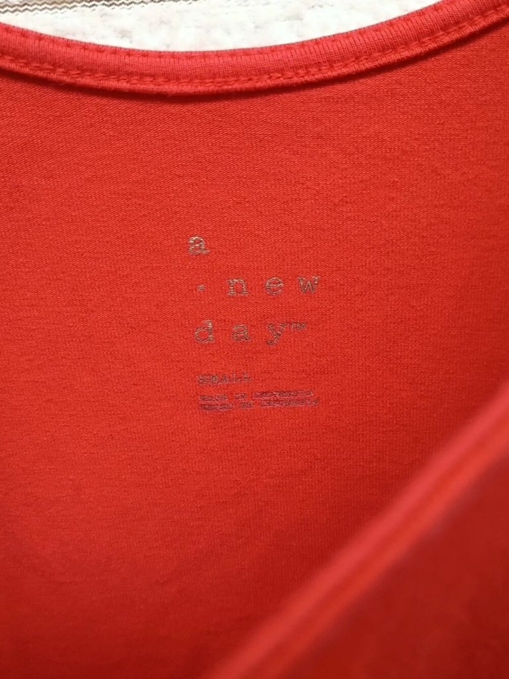 A New Day Sleeveless Red Dress Size Small Y2k Casual Going Out Relaxation. Flaws - Picture 6 of 10